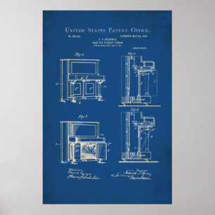 Poster Patent - Upright Piano -