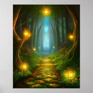 Poster Pathway à travers l'Imaginaire forestier enchanté