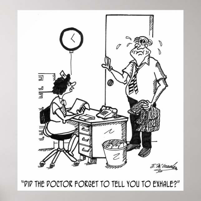 Poster Patient n’a pas inhalé (Devant)