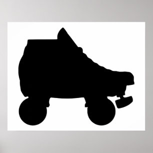 Poster patin de rouleau