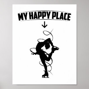 Poster Patinage artistique   idées cadeaux pour patineurs