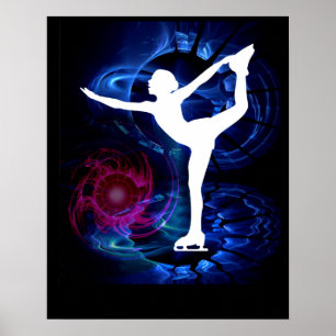 Poster Patinage artistique sur la glace Technicolor