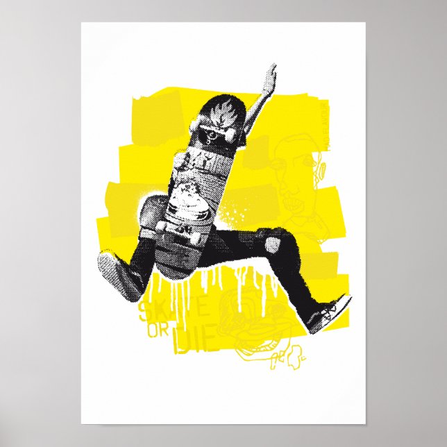 Poster Patinage Ou Mourir (Devant)