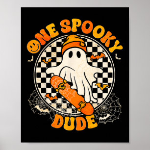 Poster Patinage super Un Éffrayant Garçon Halloween à
