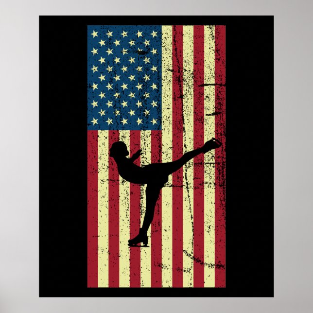 Poster Patineur artistique américain (Devant)