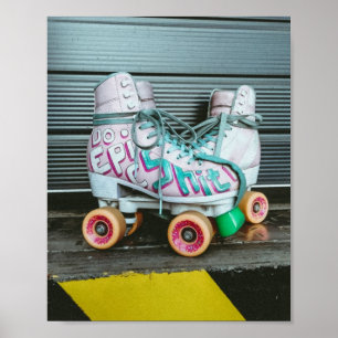 Poster Patins à rouleaux