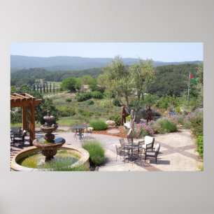 Poster Patio de Croad Tasting Room, Paso Robles