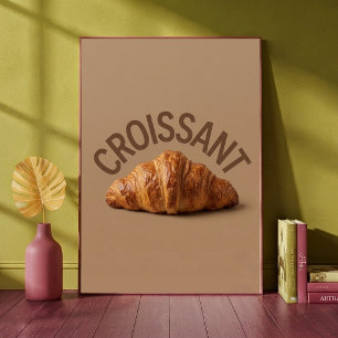 Poster Pâtisserie Boulangerie Croissant Art Cuisine Cosy