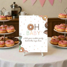 Pâtisserie Oh Bébé Ajoutez Votre Texte Panneau Imp