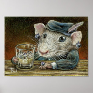Poster Patricia the rat print