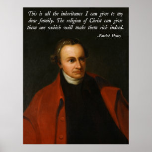 Poster Patrick Henry Jesus Citation