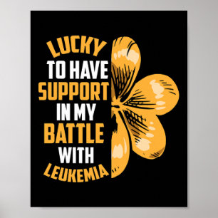Poster Patricks Jour Quatre Leaf Clover Augmenter la leuc