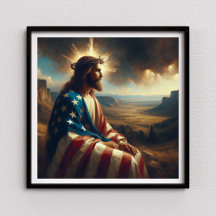 Patriotique Jésus Américain Bible chrétienne