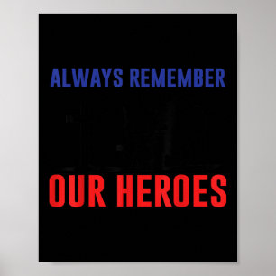 Poster Patriotique Usa Memorial Day Famille Hommes Femmes