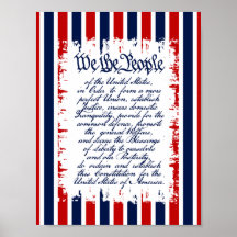 Poster Patriotique vintage - Nous Le Peuple