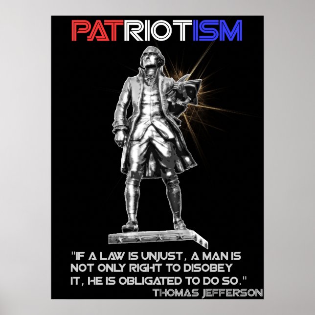 Poster Patriotisme réel (Devant)