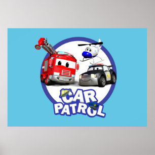 Poster Patrouille automobile de Car City