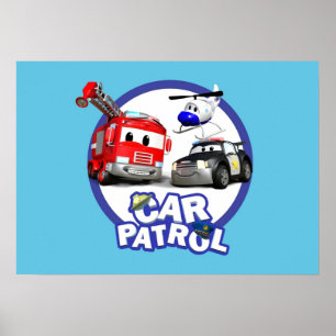 Poster Patrouille automobile de Car City