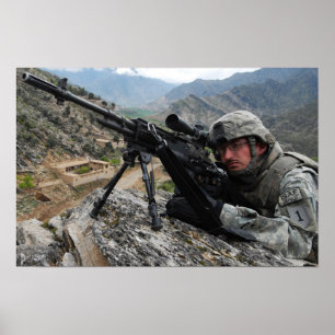 Poster Patrouille de combat en Afghanistan
