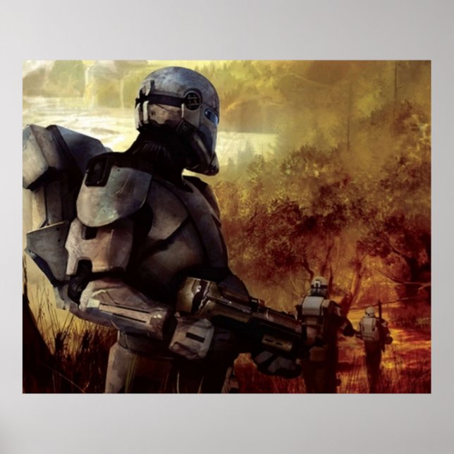 Poster Patrouille du Commandement du Clone (Devant)