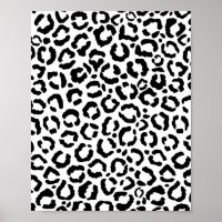 Patteries du Black White Leopard animal