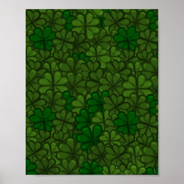 Poster Pattern St Patrick (Devant)