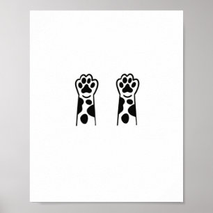 Poster Pattes levées, thème pattes