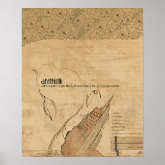 Poster Pâturages d'herbe...