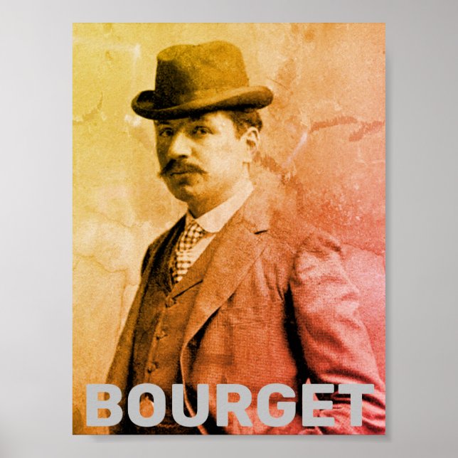 Poster Paul Bourget (Devant)