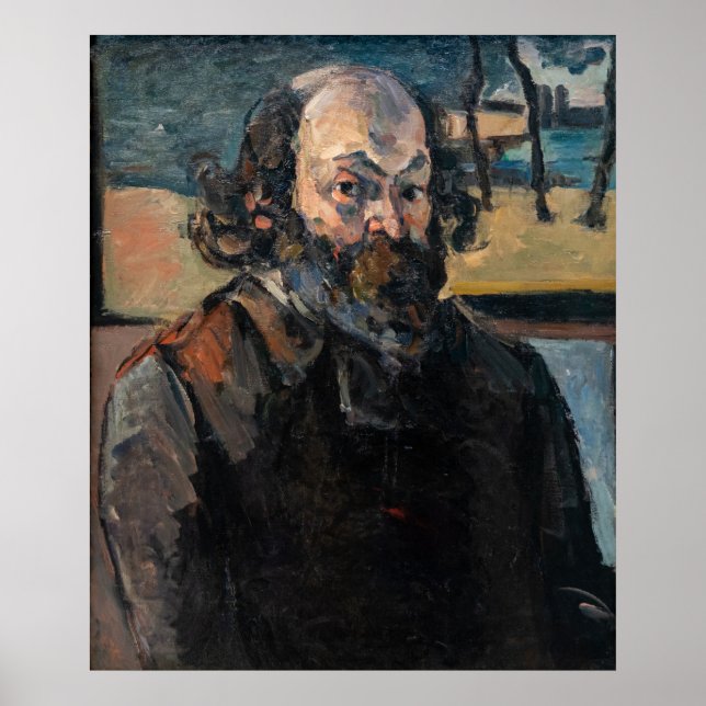 Poster Paul Cezanne - Autoportrait (Devant)