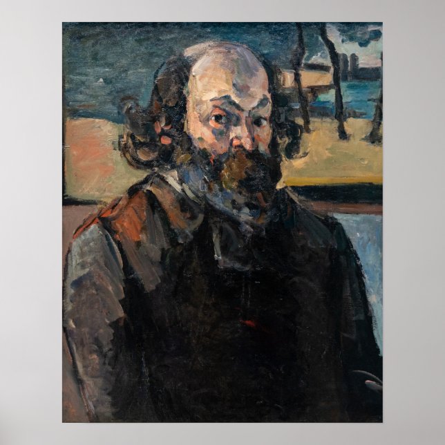 Poster Paul Cezanne - Autoportrait (Devant)