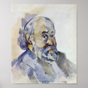 Poster Paul Cezanne - autoportrait