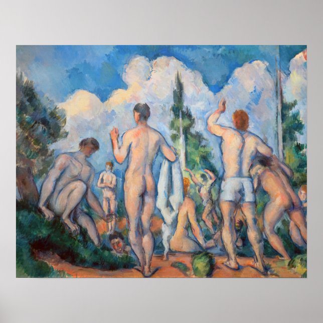 Poster Paul Cezanne - Baigneurs (Devant)