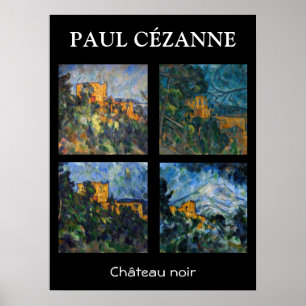 Poster Paul Cezanne - Château Noir Sélection de chefs-d'o