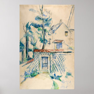Poster Paul Cezanne Entrée de Jardin