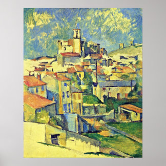 Poster Paul Cezanne - Gardanne