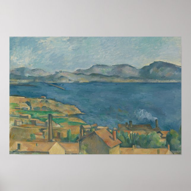 Poster Paul Cezanne - La Baie de Marseille (Devant)