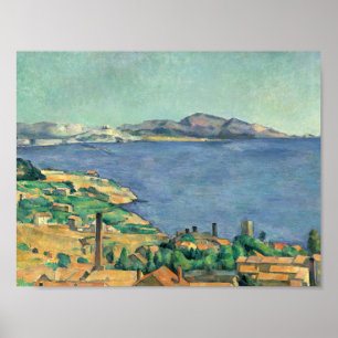 Poster Paul Cezanne - Le golfe de Marseille