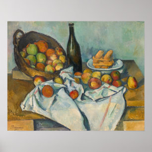 Poster Paul Cezanne - Le panier des pommes