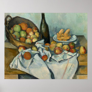Poster Paul Cezanne - Le panier des pommes