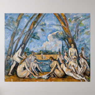 Poster Paul Cezanne - Les Grandes Baigneuses