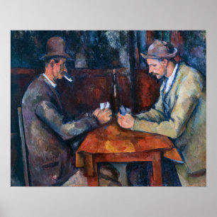 Poster Paul Cezanne - Les Joueurs de Cartes