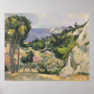 Poster Paul Cezanne L'Estaque