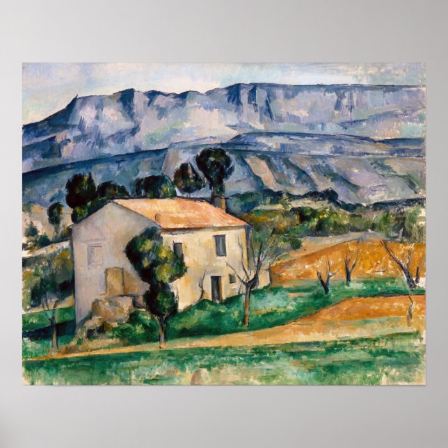 Poster Paul Cezanne - Maison en Provence (Devant)