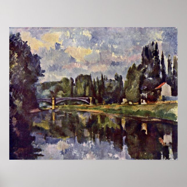 Poster Paul Cezanne - Marne-shore (Devant)