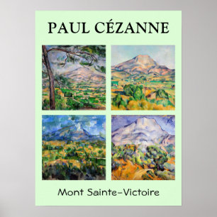 Poster Paul Cezanne - Mont Sainte-Victoire Sélection