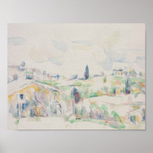 Poster Paul Cezanne - Paysage en Provence