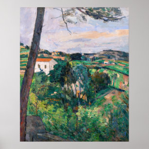 Poster Paul Cezanne - Pin à Estaque