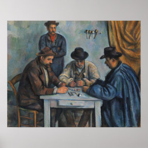 Poster Paul Cezanne The Card Players
