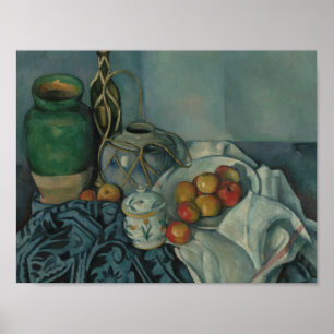 Poster Paul Cezanne - Vie morte avec pommes